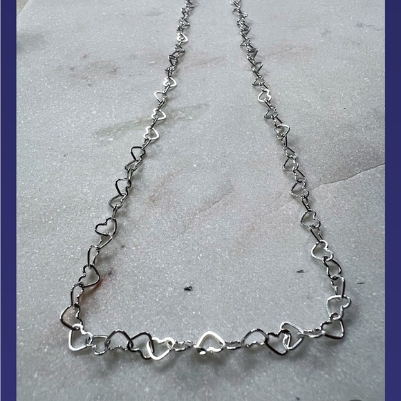Silver .925 Heart Necklace - Picture 1 of 2